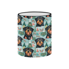 Load image into Gallery viewer, Rottweiler's Winter Wonderland Christmas Coffee Mug-5