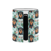 Load image into Gallery viewer, Rottweiler's Winter Wonderland Christmas Coffee Mug-6