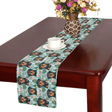 Load image into Gallery viewer, Rottweiler&#39;s Winter Wonderland Christmas Table Runner-Home Decor-Christmas, Home Decor, Rottweiler-ONE SIZE-1