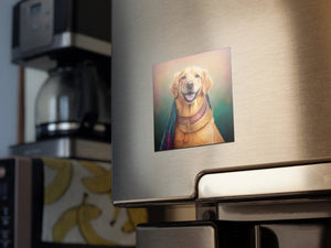 Royal Golden Retriever Fridge Magnet-Home Decor-Dogs, Golden Retriever, Home Decor, Magnet-4