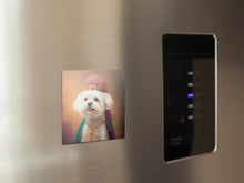 Load image into Gallery viewer, Royal Maltese Fridge Magnet-Home Decor-Dogs, Home Decor, Magnet, Maltese-3