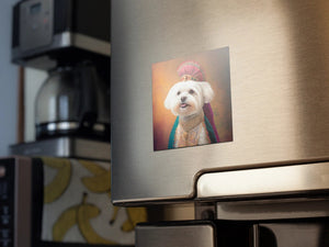 Royal Maltese Fridge Magnet-Home Decor-Dogs, Home Decor, Magnet, Maltese-4