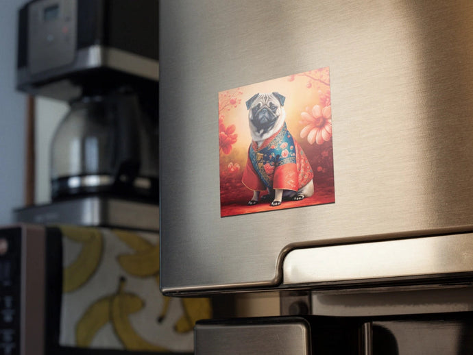 Royal Pug Fridge Magnet-Home Decor-Dogs, Home Decor, Magnet, Pug-1