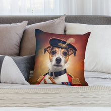 Load image into Gallery viewer, Royal Ruffian Jack Russell Terrier Plush Pillow Case-Cushion Cover-Dog Dad Gifts, Dog Mom Gifts, Home Decor, Jack Russell Terrier, Pillows-2
