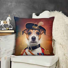 Load image into Gallery viewer, Royal Ruffian Jack Russell Terrier Plush Pillow Case-Cushion Cover-Dog Dad Gifts, Dog Mom Gifts, Home Decor, Jack Russell Terrier, Pillows-3