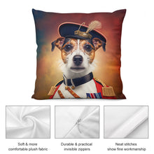 Load image into Gallery viewer, Royal Ruffian Jack Russell Terrier Plush Pillow Case-Cushion Cover-Dog Dad Gifts, Dog Mom Gifts, Home Decor, Jack Russell Terrier, Pillows-5