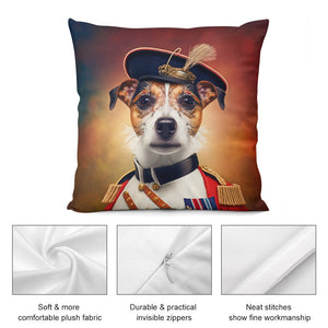 Royal Ruffian Jack Russell Terrier Plush Pillow Case-Cushion Cover-Dog Dad Gifts, Dog Mom Gifts, Home Decor, Jack Russell Terrier, Pillows-5