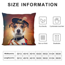 Load image into Gallery viewer, Royal Ruffian Jack Russell Terrier Plush Pillow Case-Cushion Cover-Dog Dad Gifts, Dog Mom Gifts, Home Decor, Jack Russell Terrier, Pillows-6