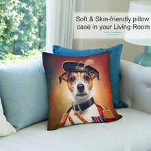 Load image into Gallery viewer, Royal Ruffian Jack Russell Terrier Plush Pillow Case-Cushion Cover-Dog Dad Gifts, Dog Mom Gifts, Home Decor, Jack Russell Terrier, Pillows-7