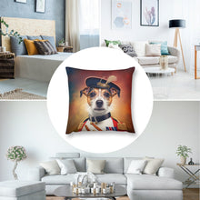 Load image into Gallery viewer, Royal Ruffian Jack Russell Terrier Plush Pillow Case-Cushion Cover-Dog Dad Gifts, Dog Mom Gifts, Home Decor, Jack Russell Terrier, Pillows-8