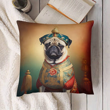 Load image into Gallery viewer, Royal Ruminations Fawn Pug Plush Pillow Case-Cushion Cover-Dog Dad Gifts, Dog Mom Gifts, Home Decor, Pillows, Pug-7