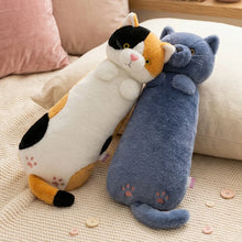 Load image into Gallery viewer, Russian Blue Cat Plush - Snuggly Long Kitten (Small to Giant Size)-28
