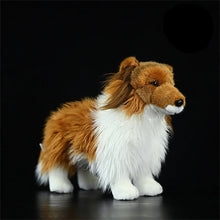 Load image into Gallery viewer, Sable and White Sheltie Stuffed Animals Plush-3