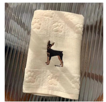 Load image into Gallery viewer, Saint Bernard Love Large Embroidered Cotton Towel-Home Decor-Bathroom Decor,Dog Mom Gifts,Home Decor,Saint Bernard,Towel-22
