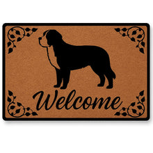 Load image into Gallery viewer, Warm Saint Bernard Welcome Door Mat-Home Decor-Doormat,Home Decor,Saint Bernard-1
