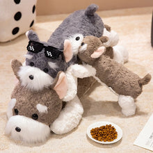 Load image into Gallery viewer, Salt and Pepper Schnauzer Stuffed Animal Plush Toy-7