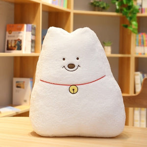 Samoyed and Cloud Plush Toy Pillows-Home Decor-Dogs, Home Decor, Samoyed, Soft Toy, Stuffed Animal-Samoyed-1