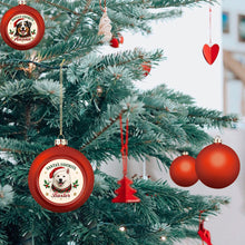 Load image into Gallery viewer, Samoyed Ornament - Classic Red Round Shape - Santa's Favourite Design - Personalized with Photo and Name-Christmas Ornament-Christmas,Christmas Ornament,Personalize Artwork,Samoyed-7