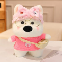 Load image into Gallery viewer, Samoyed Plush Toy - All Dressed Up Sammies-Hair band pink-30cm-15