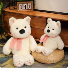 Load image into Gallery viewer, Samoyed Stuffed Animal Plush Toy - Cozy Pink Scarf Cutie-5