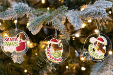 Load image into Gallery viewer, Santa Paws Beagle Christmas Tree Ornaments-Christmas Ornament-Beagle, Christmas, Dogs-1