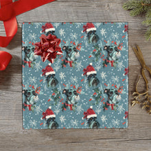 Load image into Gallery viewer, Santa Paws Christmas Schnauzer's Gift Wrapping Paper - 2 Rolls-Christmas Ornament-Christmas,Schnauzer,Wrapping Paper-2