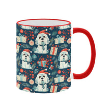 Load image into Gallery viewer, Santa Paws Parade Lhasa Apso Christmas Coffee Mug-4
