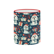 Load image into Gallery viewer, Santa Paws Parade Lhasa Apso Christmas Coffee Mug-5