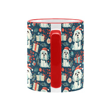 Load image into Gallery viewer, Santa Paws Parade Lhasa Apso Christmas Coffee Mug-6