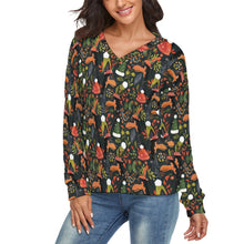 Load image into Gallery viewer, Santa&#39;s Little Helpers Dobermans Women&#39;s V-Neck Christmas Sweater-Apparel-Apparel,Christmas,Doberman,Dog Mom Gifts,Sweater,Sweatshirt-1