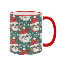 Load image into Gallery viewer, Santas' Little Yelpers Lhasa Apsos Christmas Coffee Mug-3
