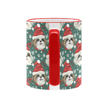 Load image into Gallery viewer, Santas' Little Yelpers Lhasa Apsos Christmas Coffee Mug-6