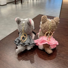 Load image into Gallery viewer, Schnauzer Bag Charm and Keychain - 2 Coat Colors - Fluffy Schnauzer Love-Accessories,Dog Mom Gifts,Keychain,Schnauzer-8