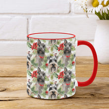 Load image into Gallery viewer, Schnauzer Holly Jamboree Christmas Coffee Mug-2