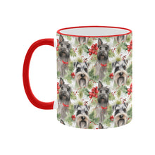 Load image into Gallery viewer, Schnauzer Holly Jamboree Christmas Coffee Mug-4
