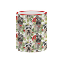 Load image into Gallery viewer, Schnauzer Holly Jamboree Christmas Coffee Mug-5