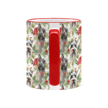 Load image into Gallery viewer, Schnauzer Holly Jamboree Christmas Coffee Mug-6