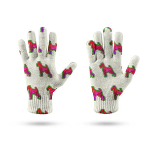 Schnauzer Neon Touch Screen Gloves-Accessories-Accessories, Dog Dad Gifts, Dog Mom Gifts, Gloves-13