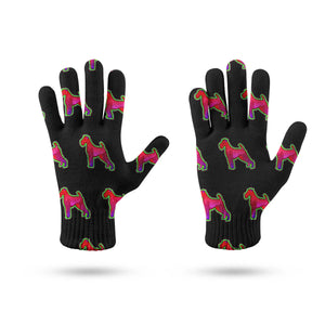 Schnauzer Neon Touch Screen Gloves-Accessories-Accessories, Dog Dad Gifts, Dog Mom Gifts, Gloves-9