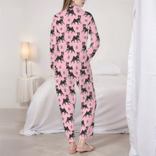 Load image into Gallery viewer, Schnauzer Pajamas for Women - XL Available - Yes I Love Black and Silver Schnauzers-Pajamas-Apparel,Dog Mom Gifts,Pajamas,Schnauzer-4