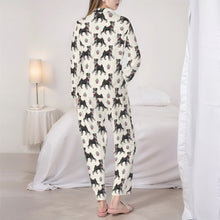 Load image into Gallery viewer, Schnauzer Pajamas for Women - XL Available - Yes I Love Black and Silver Schnauzers-Pajamas-Apparel,Dog Mom Gifts,Pajamas,Schnauzer-6