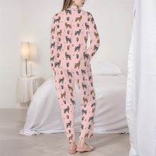 Load image into Gallery viewer, Schnauzer Pajamas for Women - XL Available - Yes I Love Confetti Schnauzers-Pajamas-Apparel,Dog Mom Gifts,Pajamas,Schnauzer-4