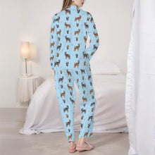 Load image into Gallery viewer, Schnauzer Pajamas for Women - XL Available - Yes I Love Confetti Schnauzers-Pajamas-Apparel,Dog Mom Gifts,Pajamas,Schnauzer-5