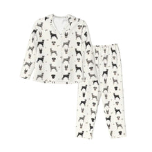 Load image into Gallery viewer, Schnauzer Pajamas for Women - XL Available - Yes I Love Giant Schnauzers-Pajamas-Apparel,Dog Mom Gifts,Pajamas,Schnauzer-11