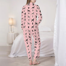 Load image into Gallery viewer, Schnauzer Pajamas for Women - XL Available - Yes I Love Giant Schnauzers-Pajamas-Apparel,Dog Mom Gifts,Pajamas,Schnauzer-4
