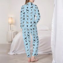 Load image into Gallery viewer, Schnauzer Pajamas for Women - XL Available - Yes I Love Giant Schnauzers-Pajamas-Apparel,Dog Mom Gifts,Pajamas,Schnauzer-6