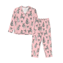 Load image into Gallery viewer, Schnauzer Pajamas for Women - XL Available - Yes I Love Salt and Pepper Schnauzers-Pajamas-Apparel,Dog Mom Gifts,Pajamas,Schnauzer-11