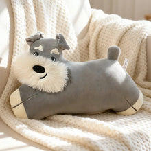 Load image into Gallery viewer, Schnauzer Plush - Salt and Pepper Coat - Bolster Bearded Besties-xue-52cm-1