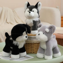 Load image into Gallery viewer, Schnauzer Plush Toy - Adorable Standing Salt and Pepper Schnauzer-5