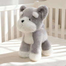 Load image into Gallery viewer, Schnauzer Plush Toy - Adorable Standing Salt and Pepper Schnauzer-Schnauzer-25cm-1